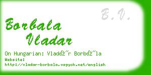 borbala vladar business card
